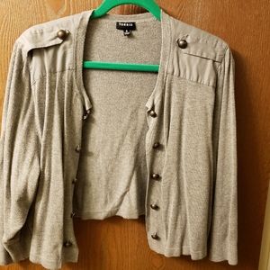 Torrid military cardigan